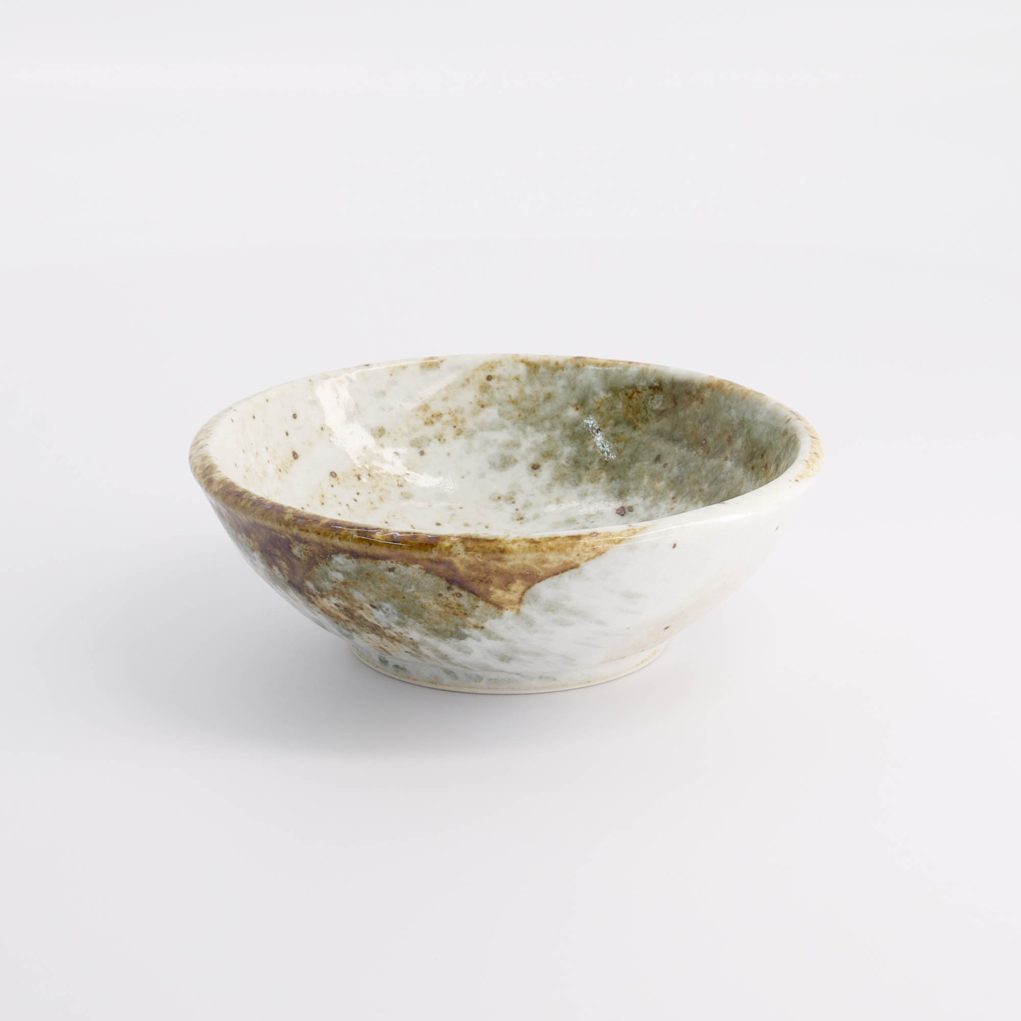 Yukishino Bowl 13x4.5cm 250ml Br/wh 21414 6/72 Gift