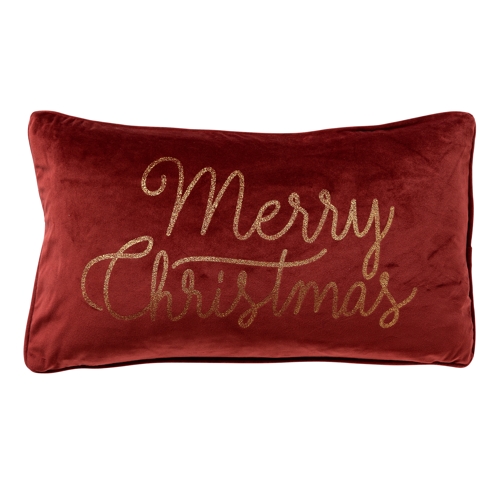 Kh Merry Christmas 30x50cm Biking Red Cushion Cover Gift