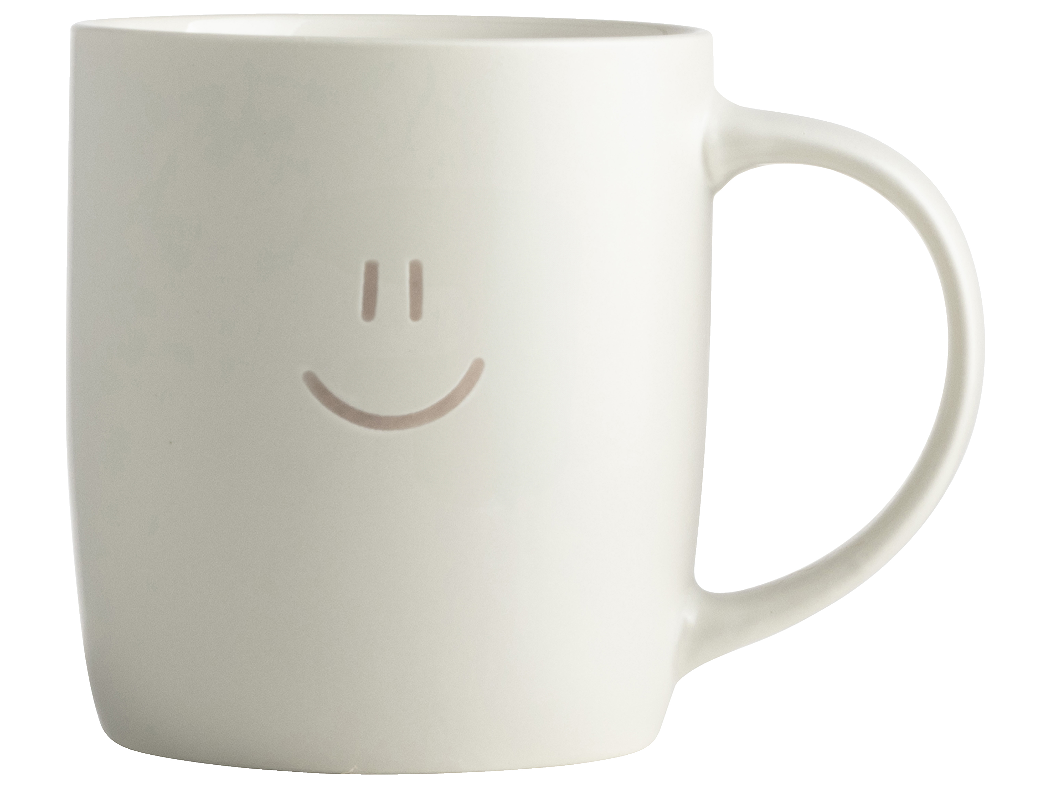 Mug Smiley Beige 320 Ml Gift