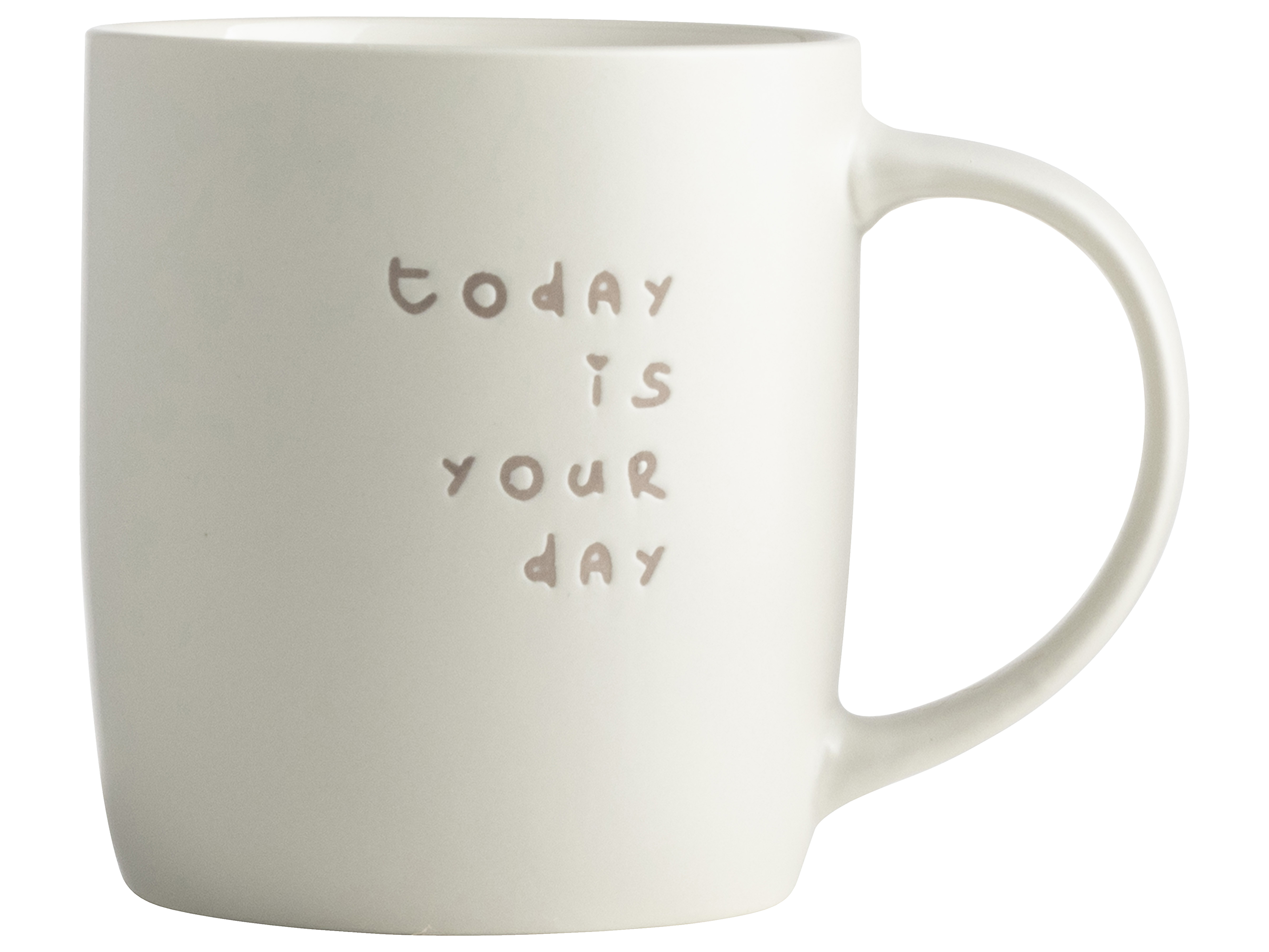 Mug Make Your Day Beige 320 Ml Gift