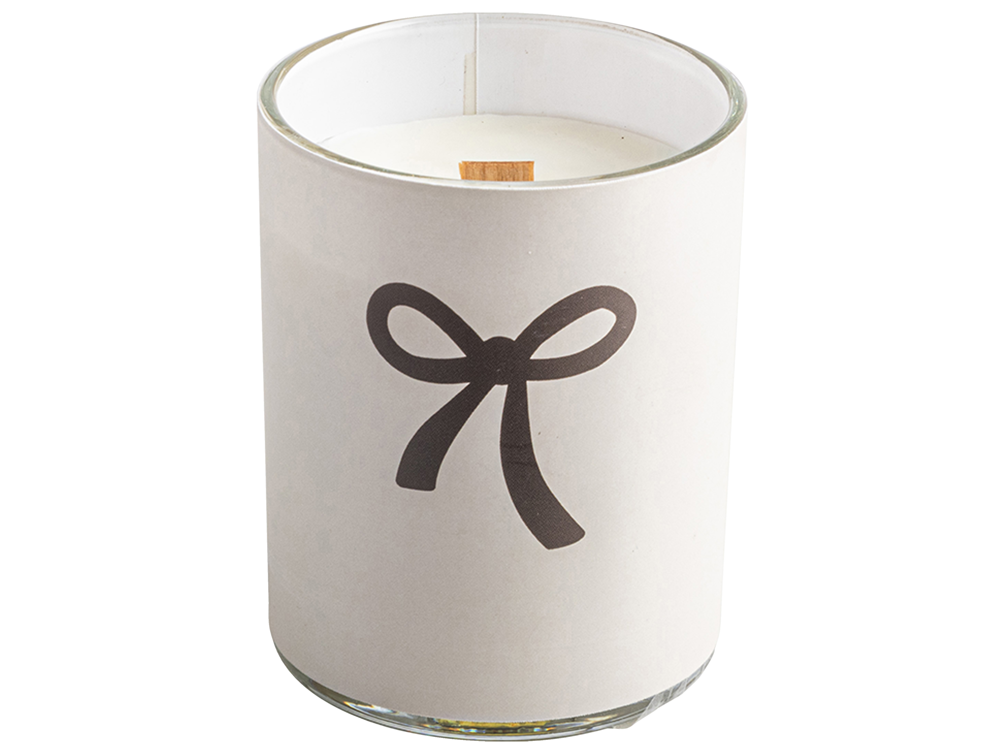 Candle Gift D7.4x9.1cm Ribbon Gift