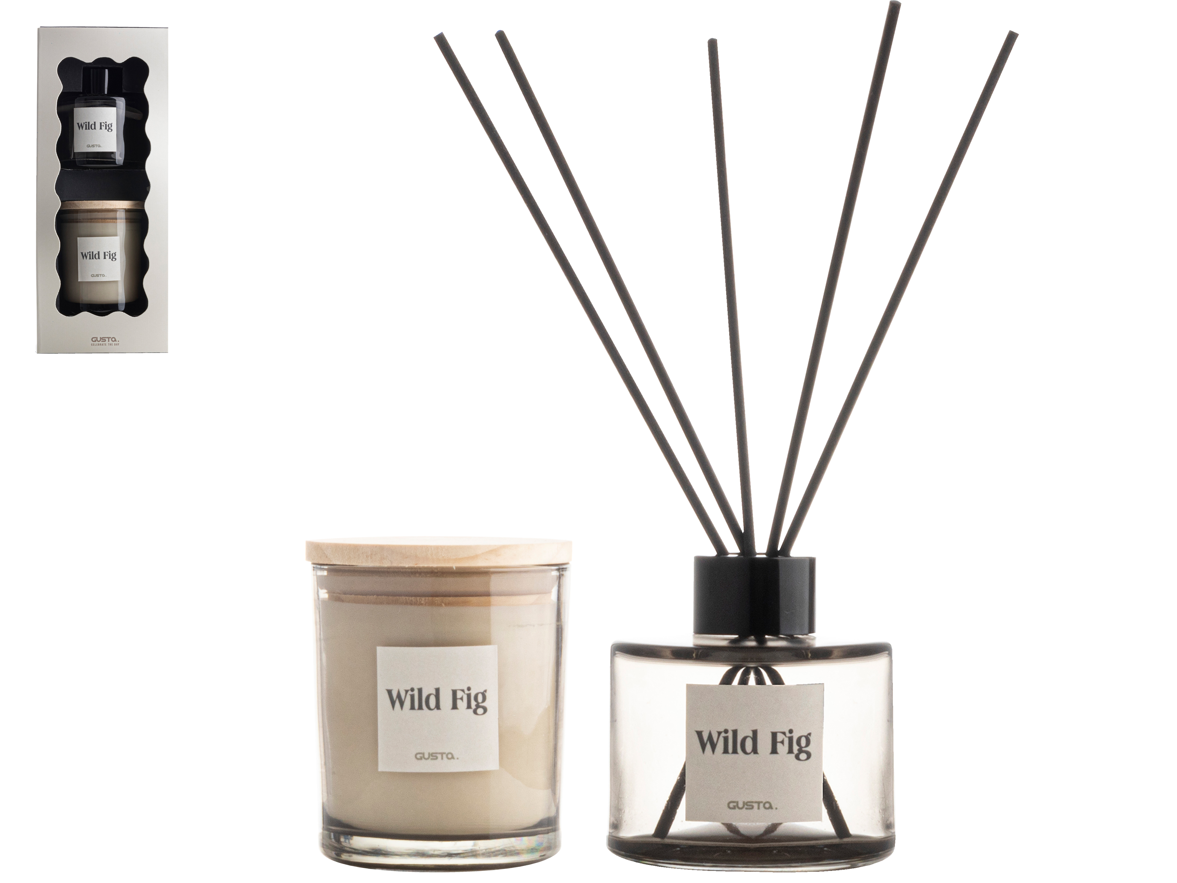 Gift Set Candle And Diffuser Wild Fig Gift