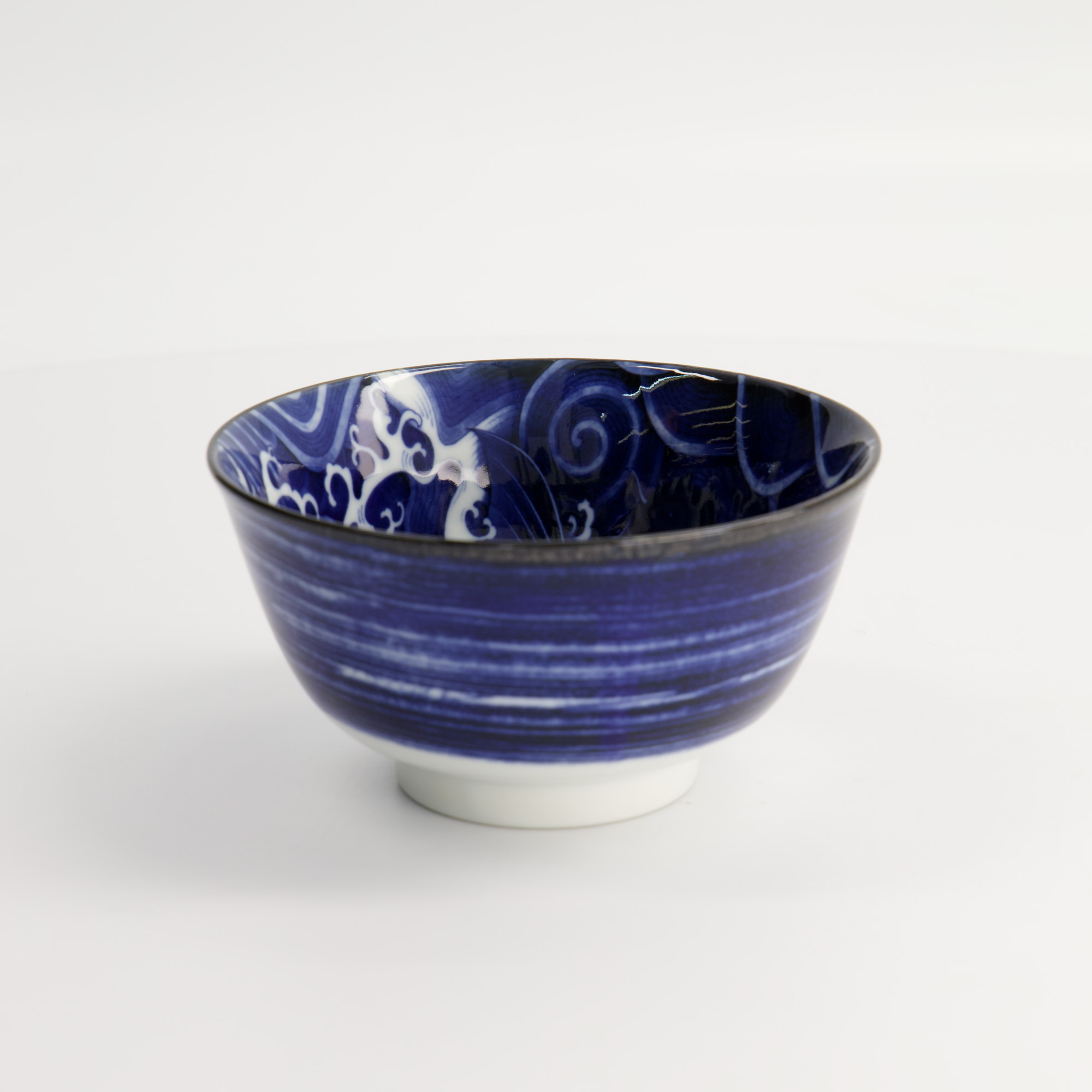 Japonism Carp Small Tayo Bowl 12.7x6.8cm 350ml Blue 6/48 Gift