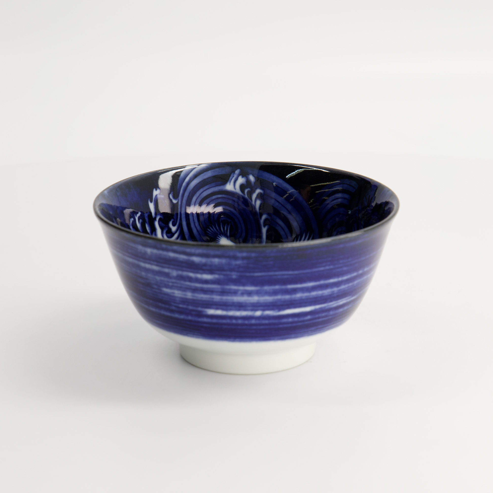 Japonism Crane Small Tayo Bowl 12.7x6.8cm 350ml Blue 6/48 Gift