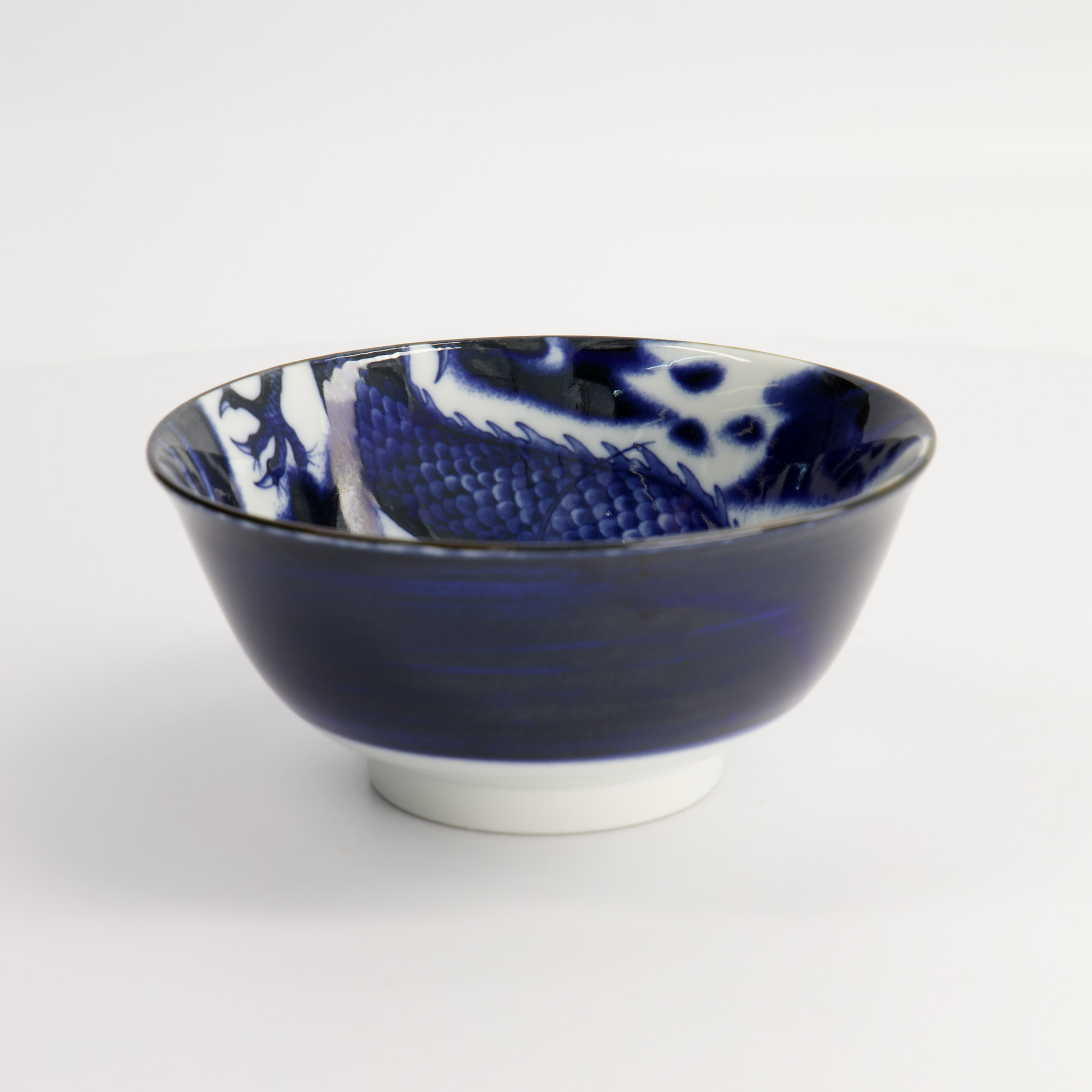 Japonism Dragon Tayo Bowl 14.7x6.9cm 500ml Blue 6/48 Gift