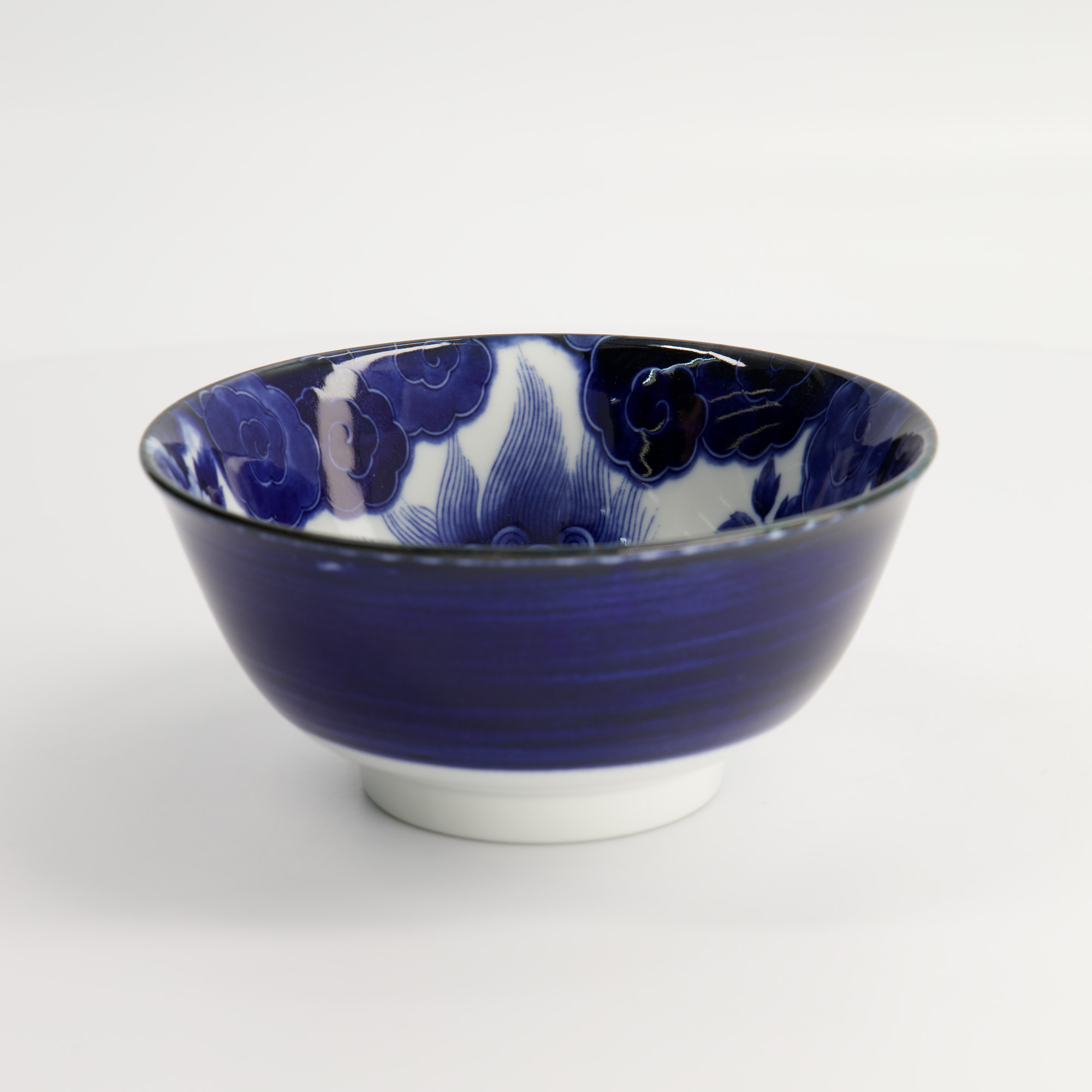 Japonism Lion Small Tayo Bowl 12.7x6.8cm 350ml Blue 6/48 Gift