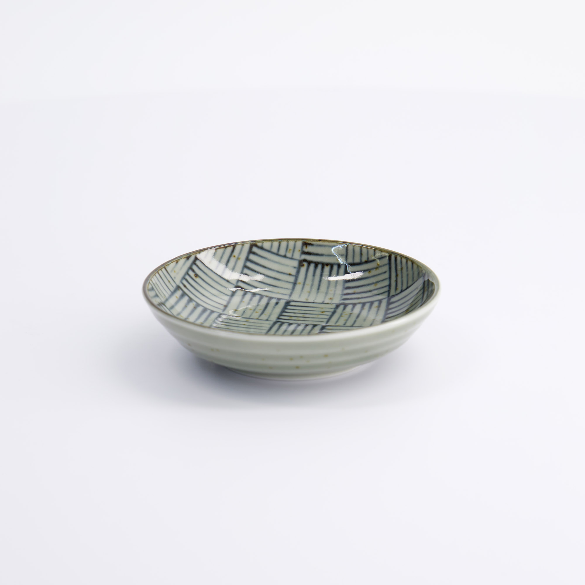 Soy Sauce Dish Round 10.2x2.5cm Monoyaki Blue Hb-5853/b  12/192 Gift