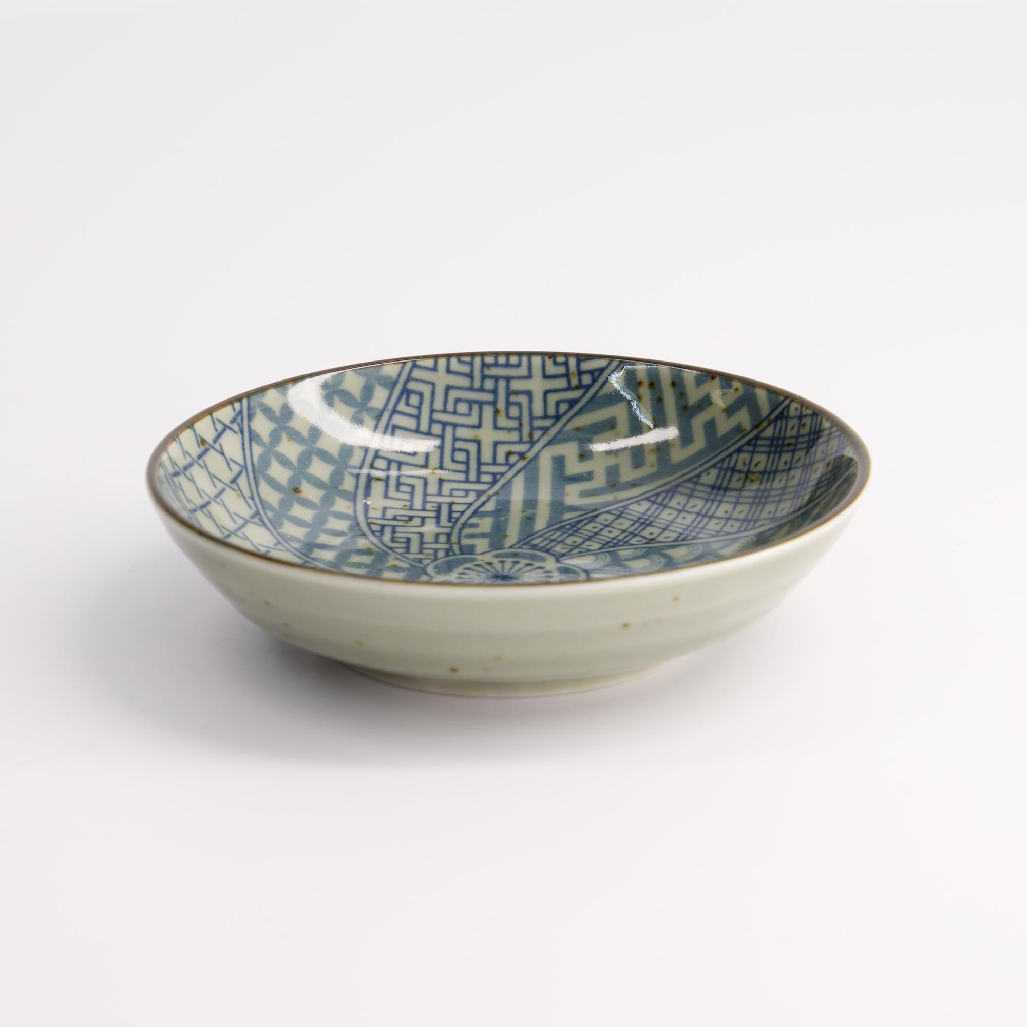 Soy Sauce Dish Round 10.2x2.5cm Suishaya Blue Hb-5853/a  12/192 Gift