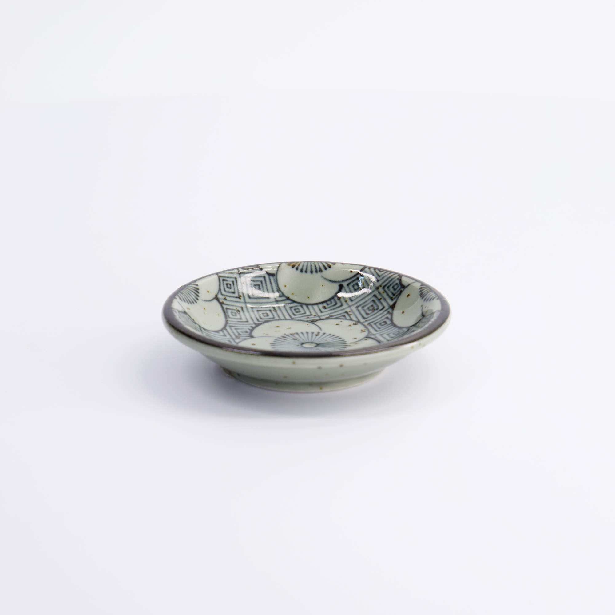 Soy Sauce Dish Round 9.5x2cm Sakura Blue Hb-5852/a  12/192 Gift