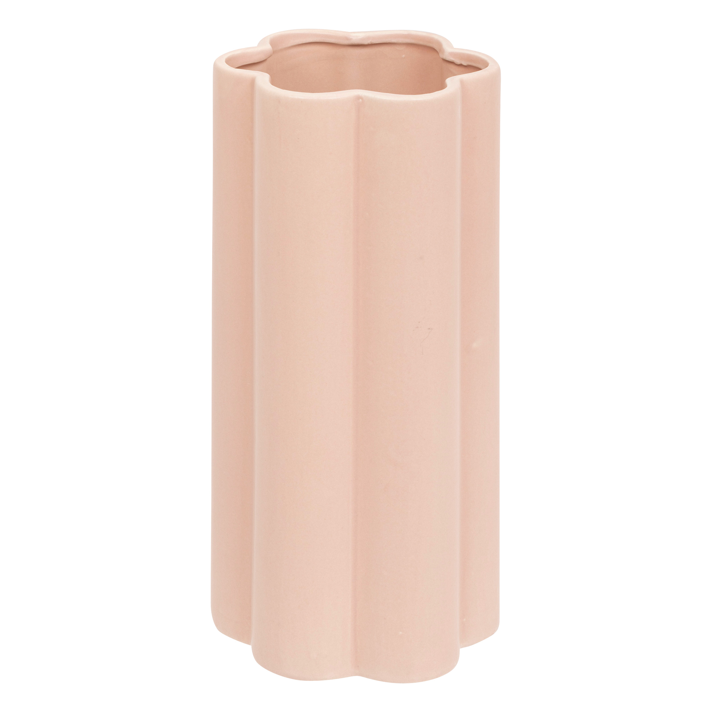 Aw24 Pink Ceramic Vase H28cm Gift