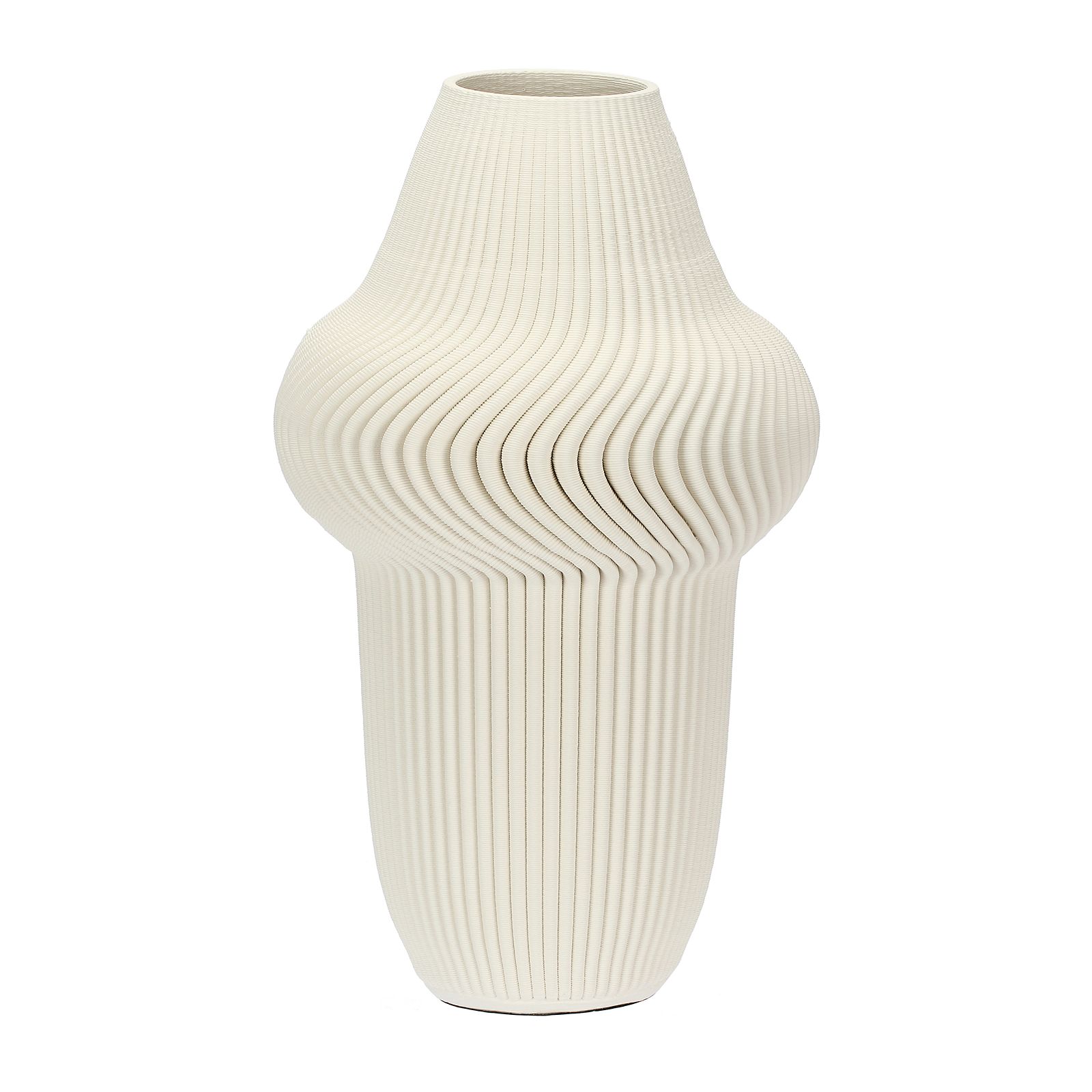 Linen Deco Vase White Gift