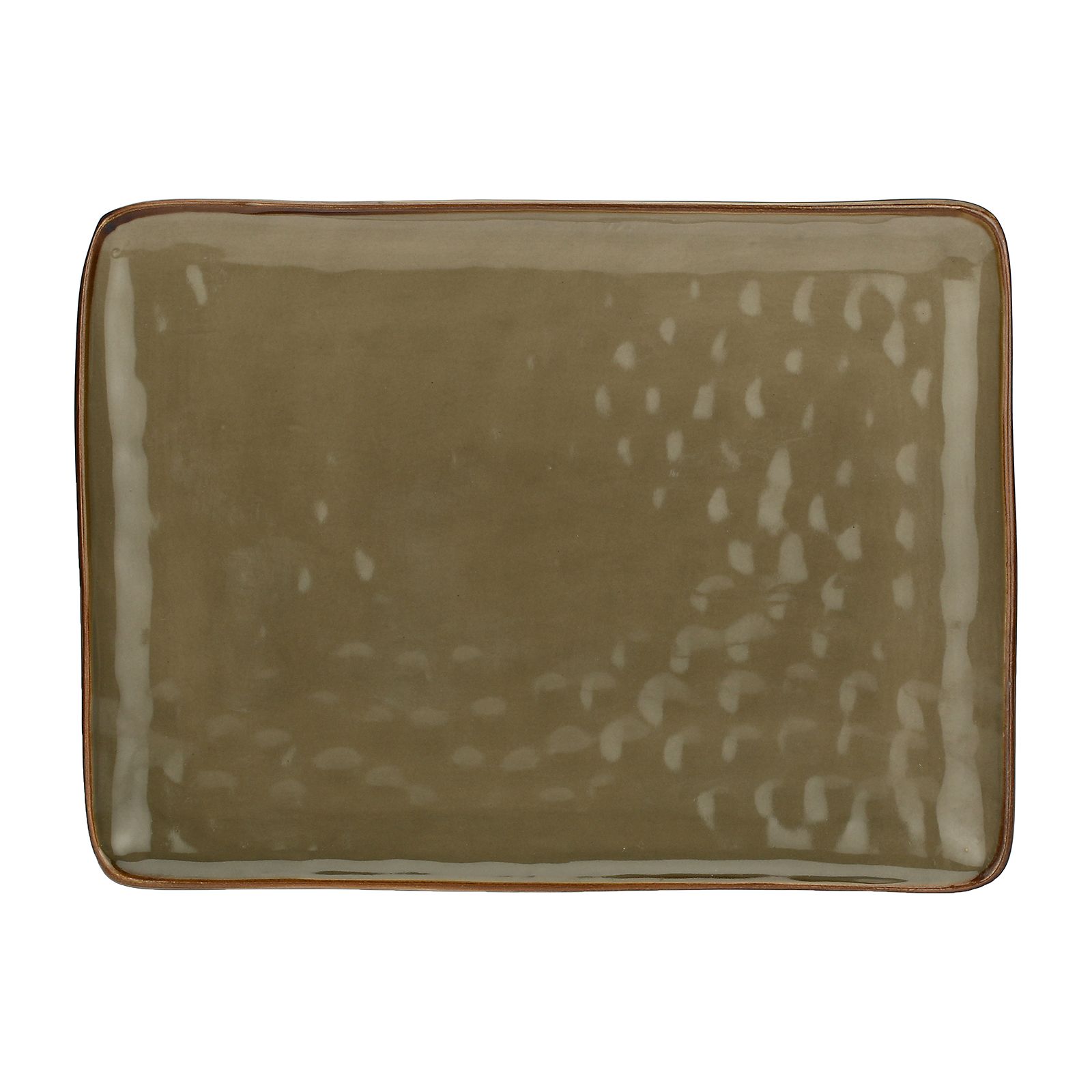 Concerto Grigio Tortora Rect Tray 36x26.5 Gift