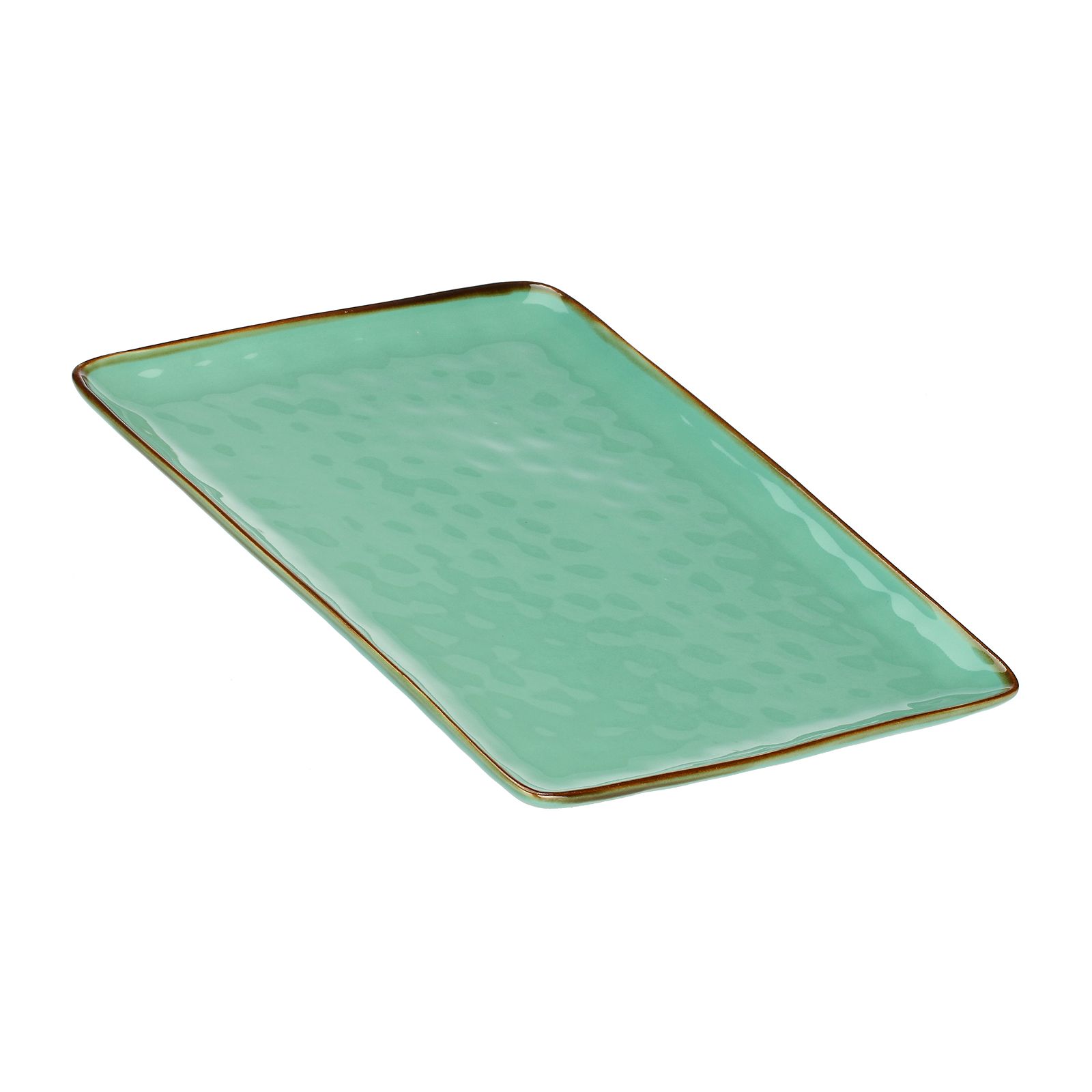 Concerto Verde Acqua Rect Tray 36x26.5 Gift