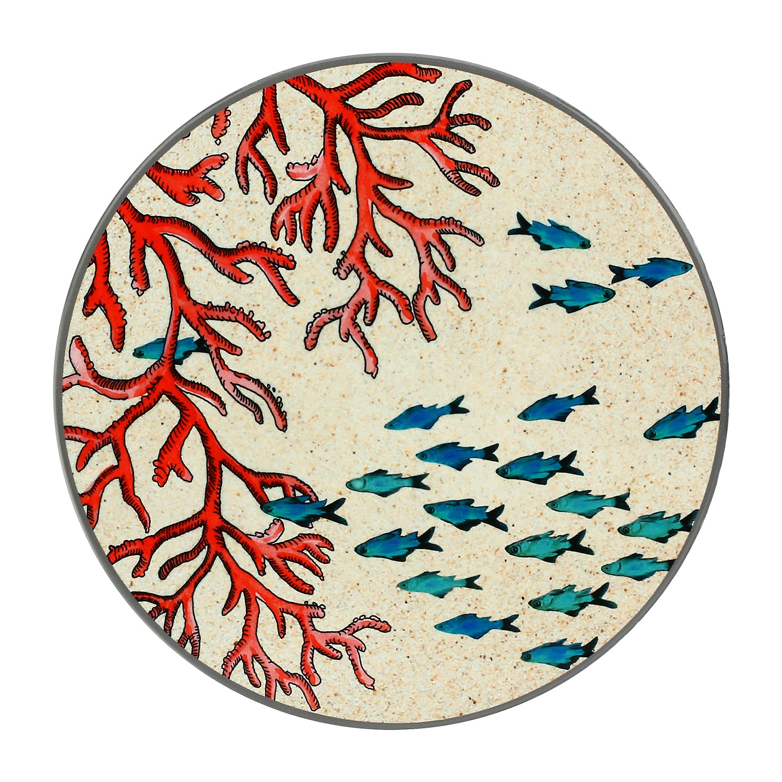 Sea Life Trivet Coral D 20 Cm Gift