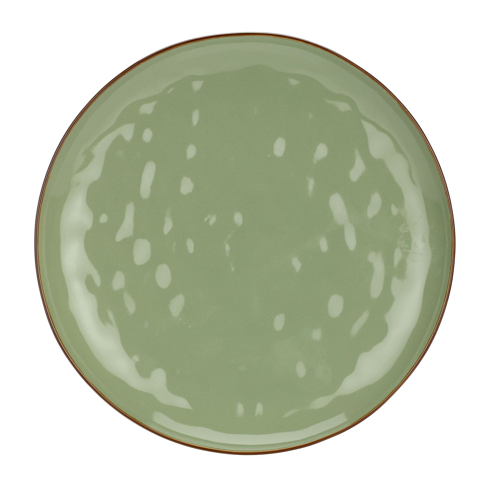 Concerto Verde Oliva Round Plate 32cm Gift