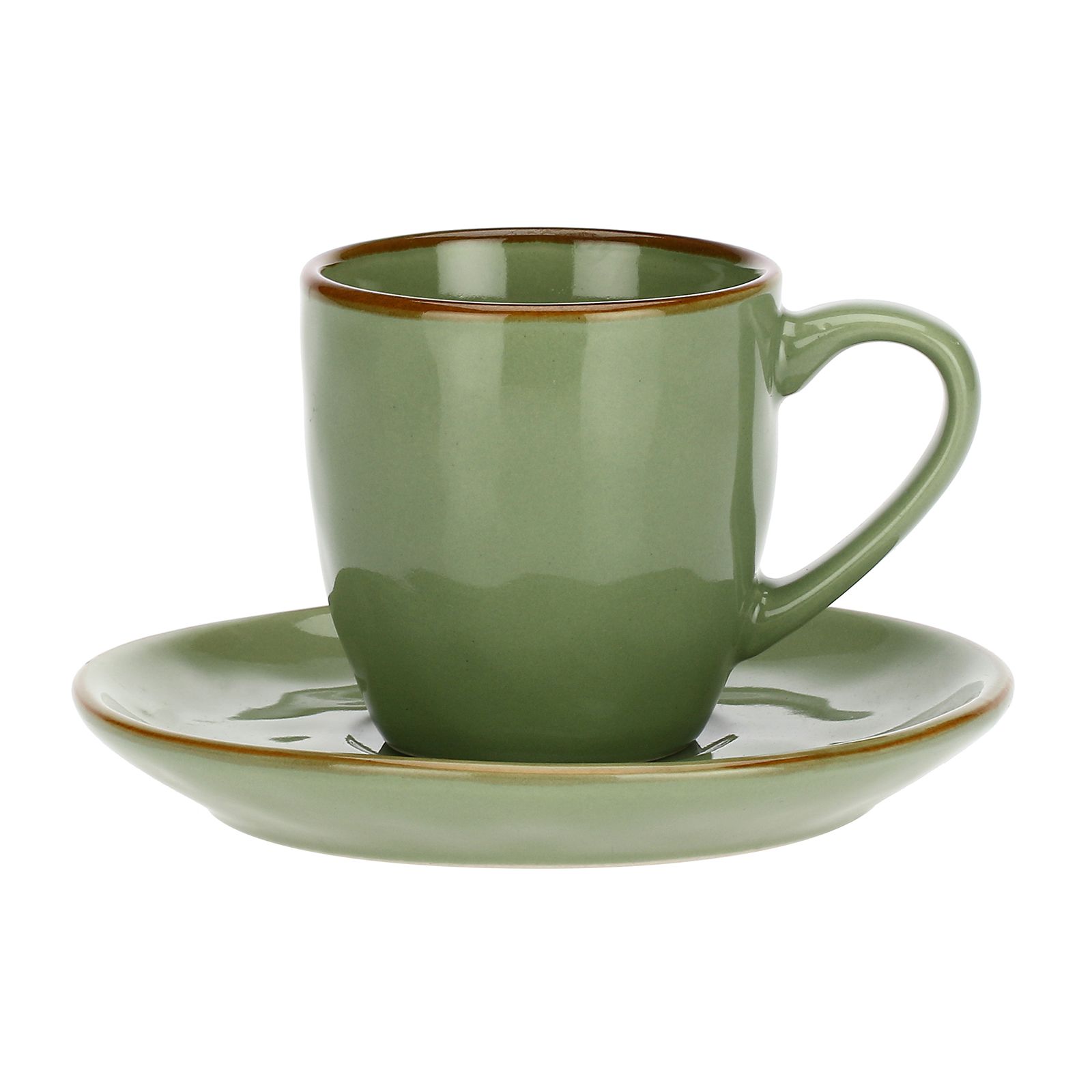 Concerto Verde Oliva Mocha Cup W/ Saucer Gift