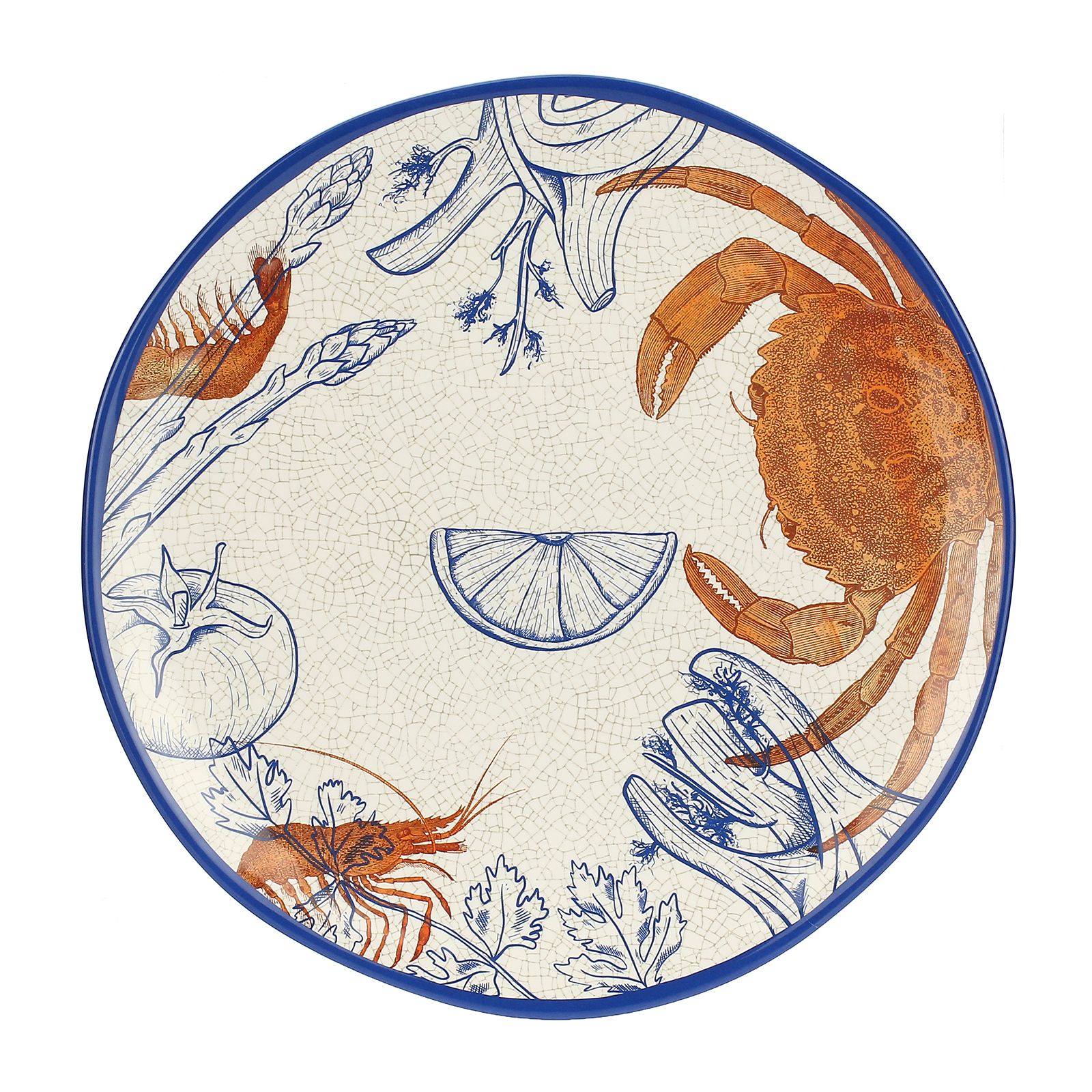 Ocean Life Round Plate 42cm Gift