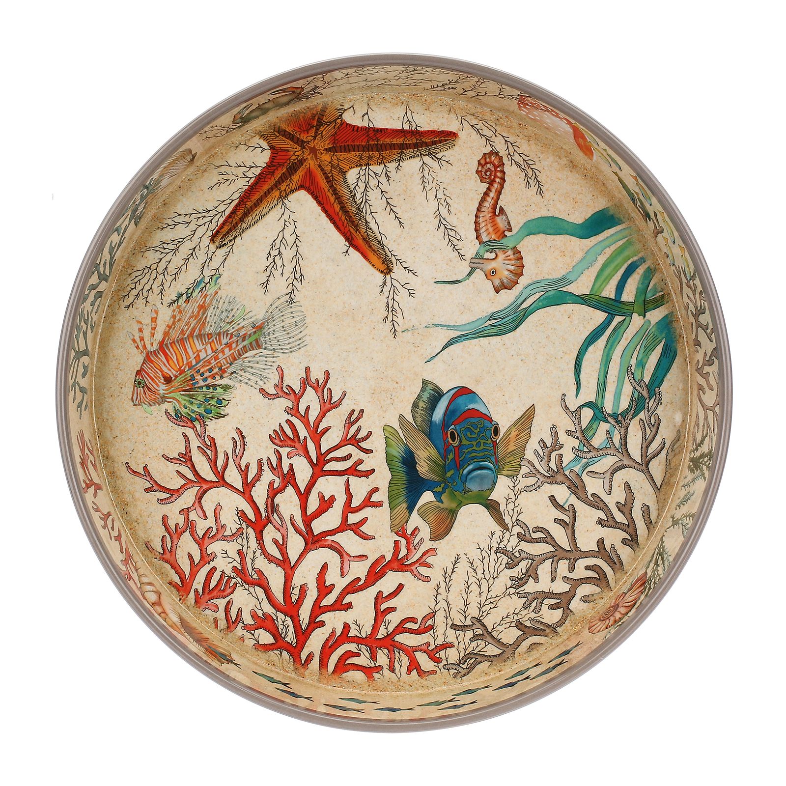 Sea Life Outdoor Serving Tray 35cm Gift