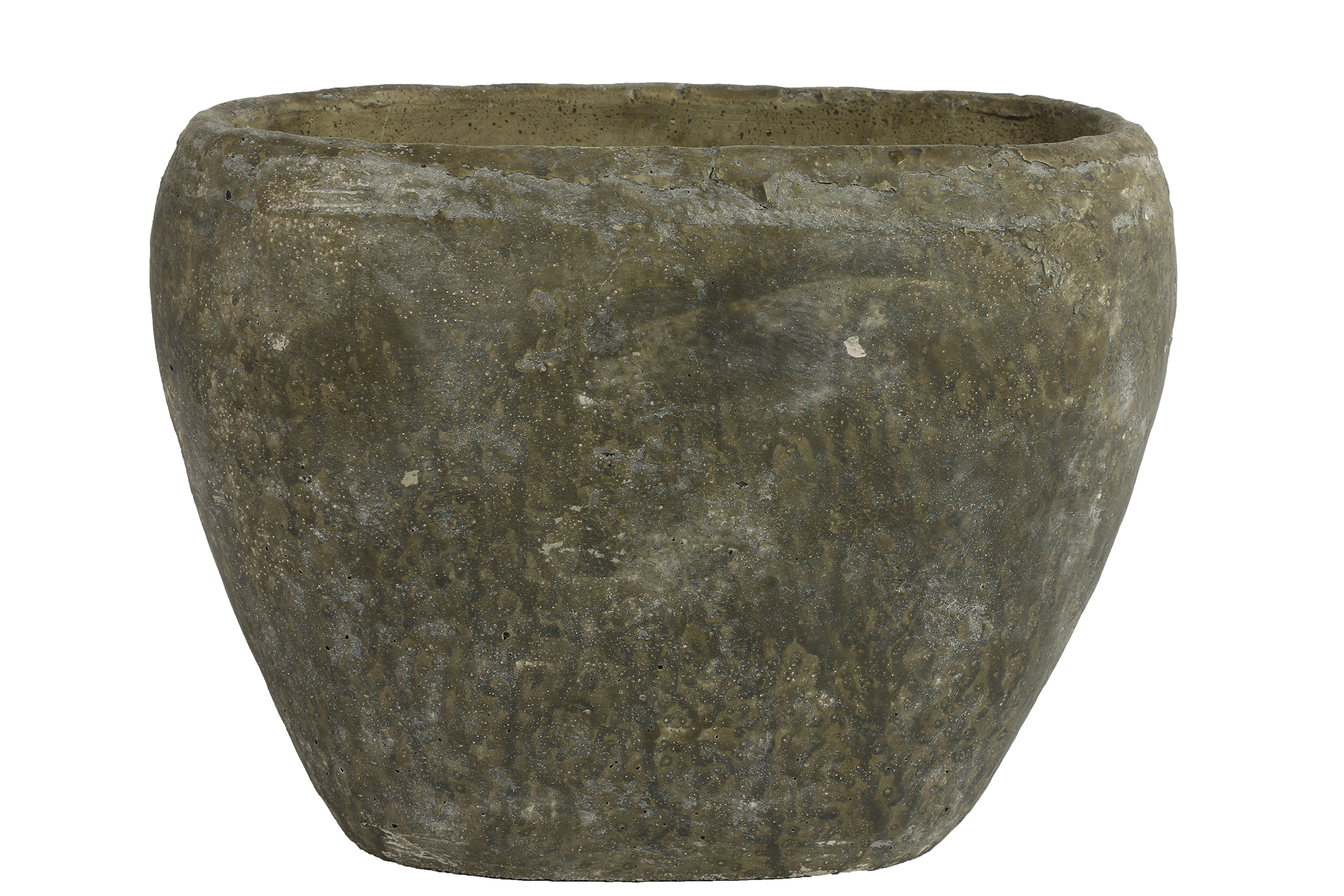 Flowerpot Ov-wide Arjan L Grey Gift