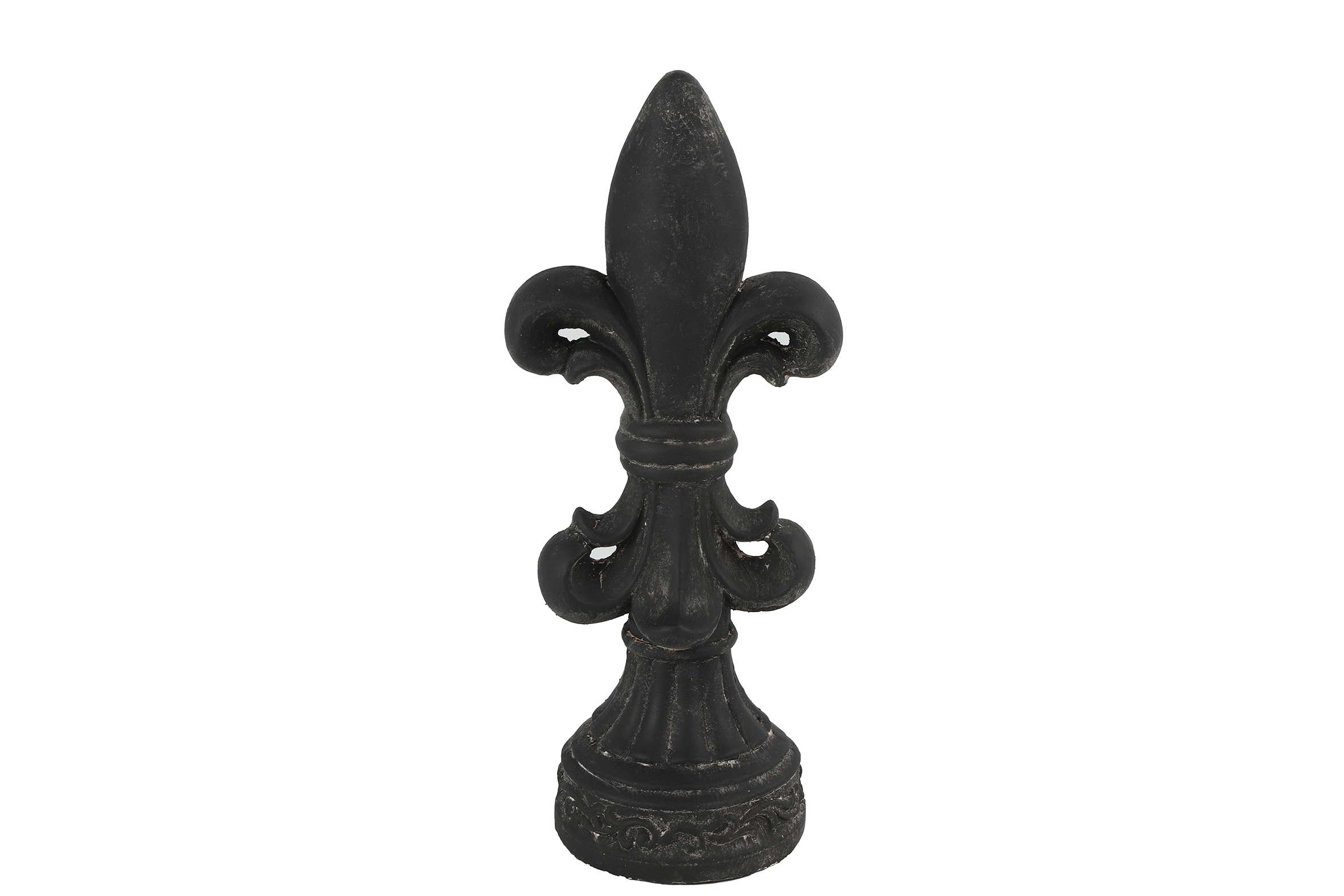 Ornament Fleur-de-lis Aline M Black Gift