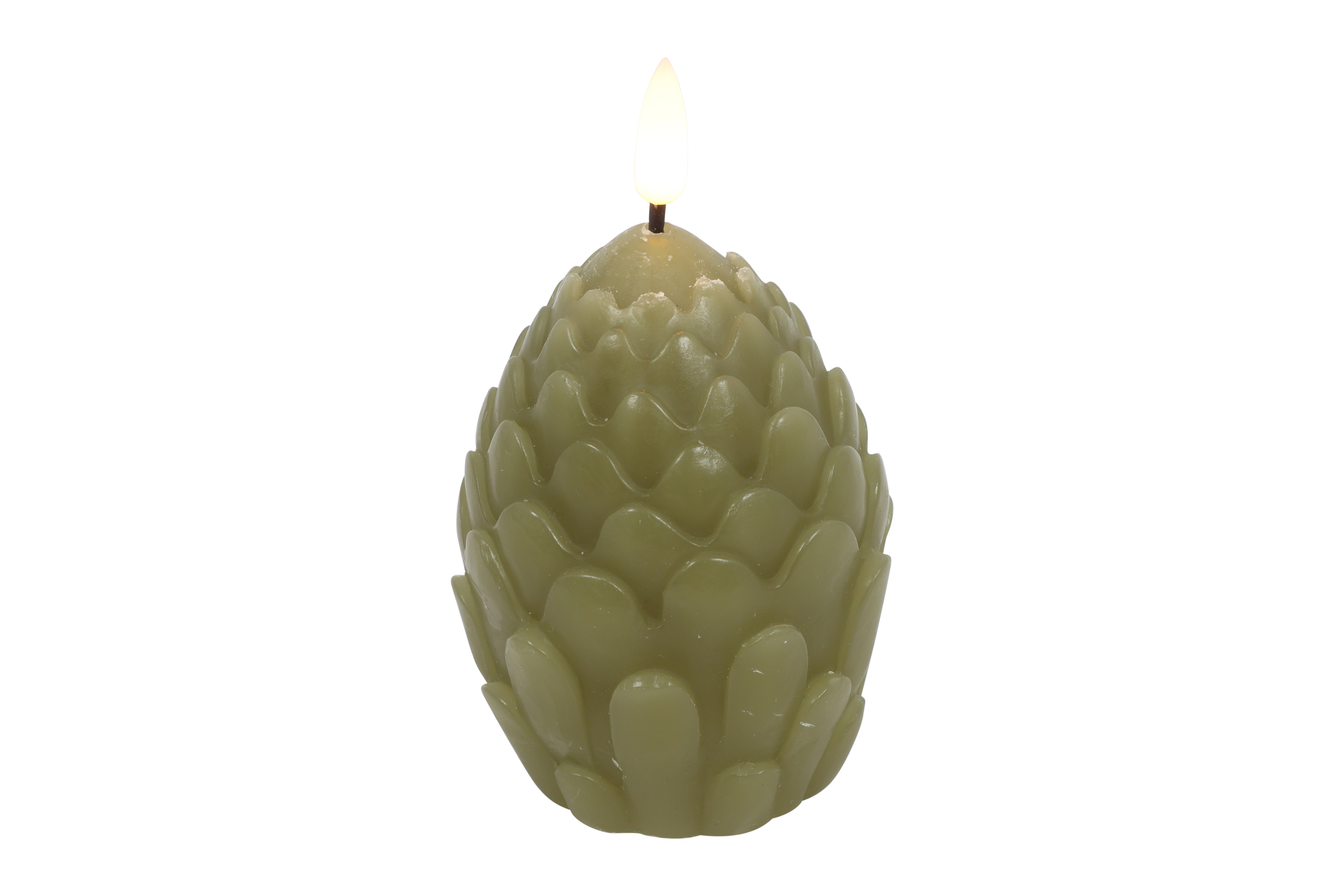 Led Candle Artichoke L Green Gift