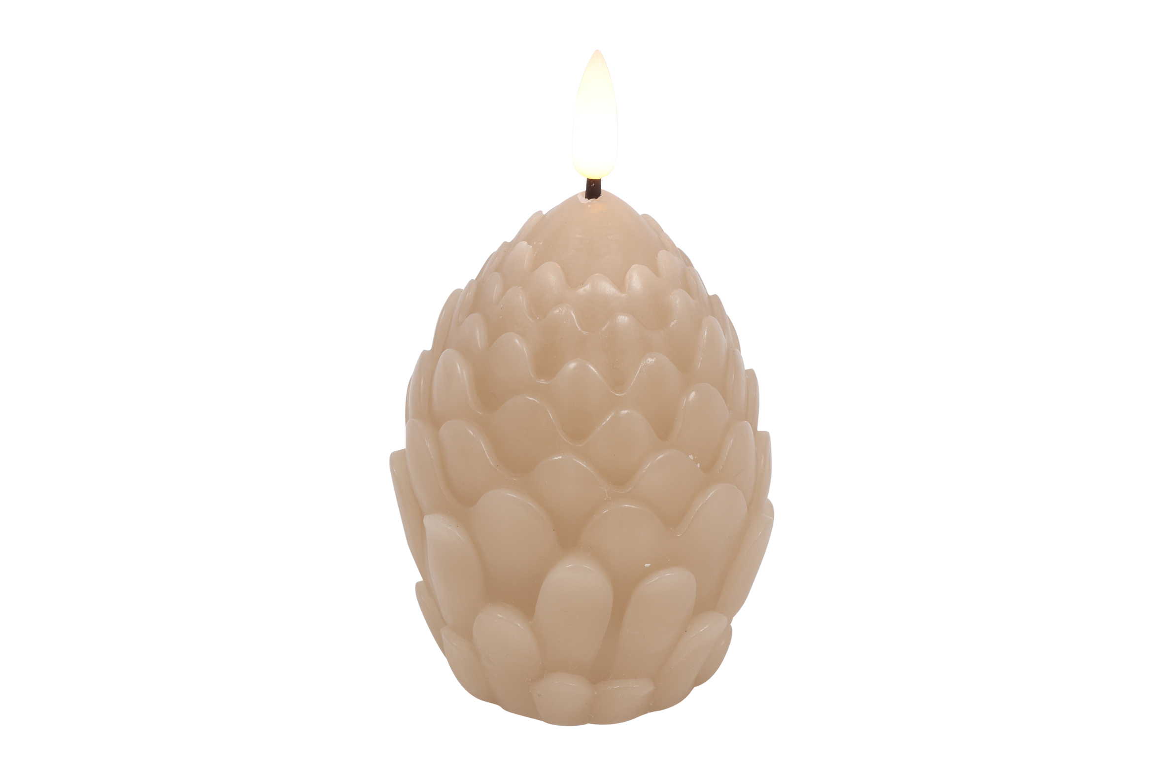 Led Candle Artichoke L White Gift