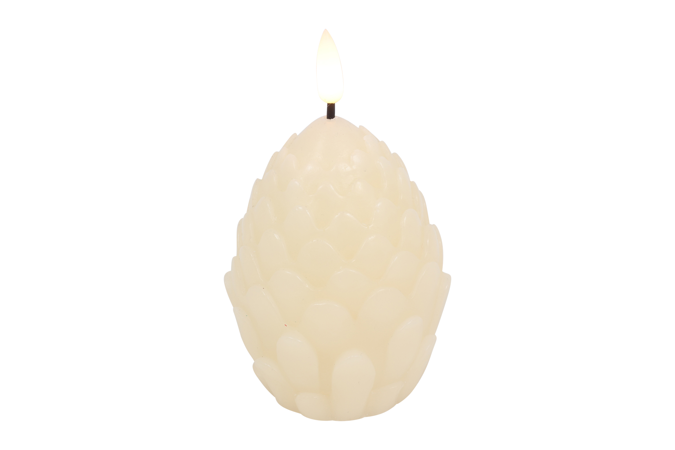 Led Candle Artichoke L Cream Gift