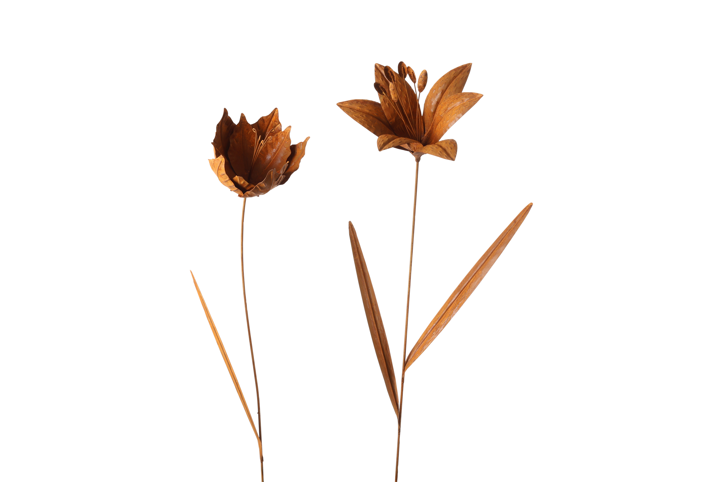 Gardenstick Flower L A2 Rusty Gift