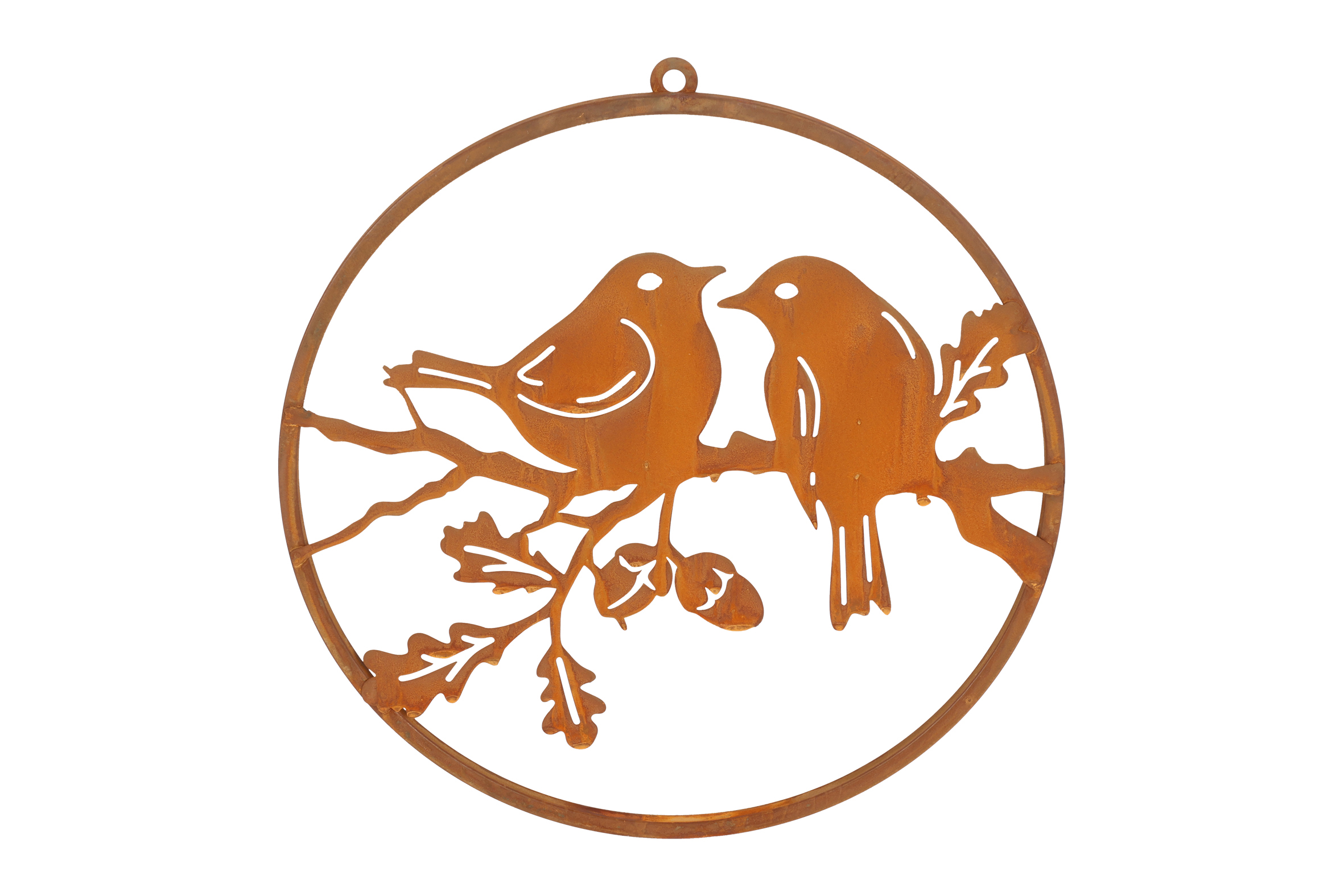 Wall Decoration Bird Branch S Rusty Gift