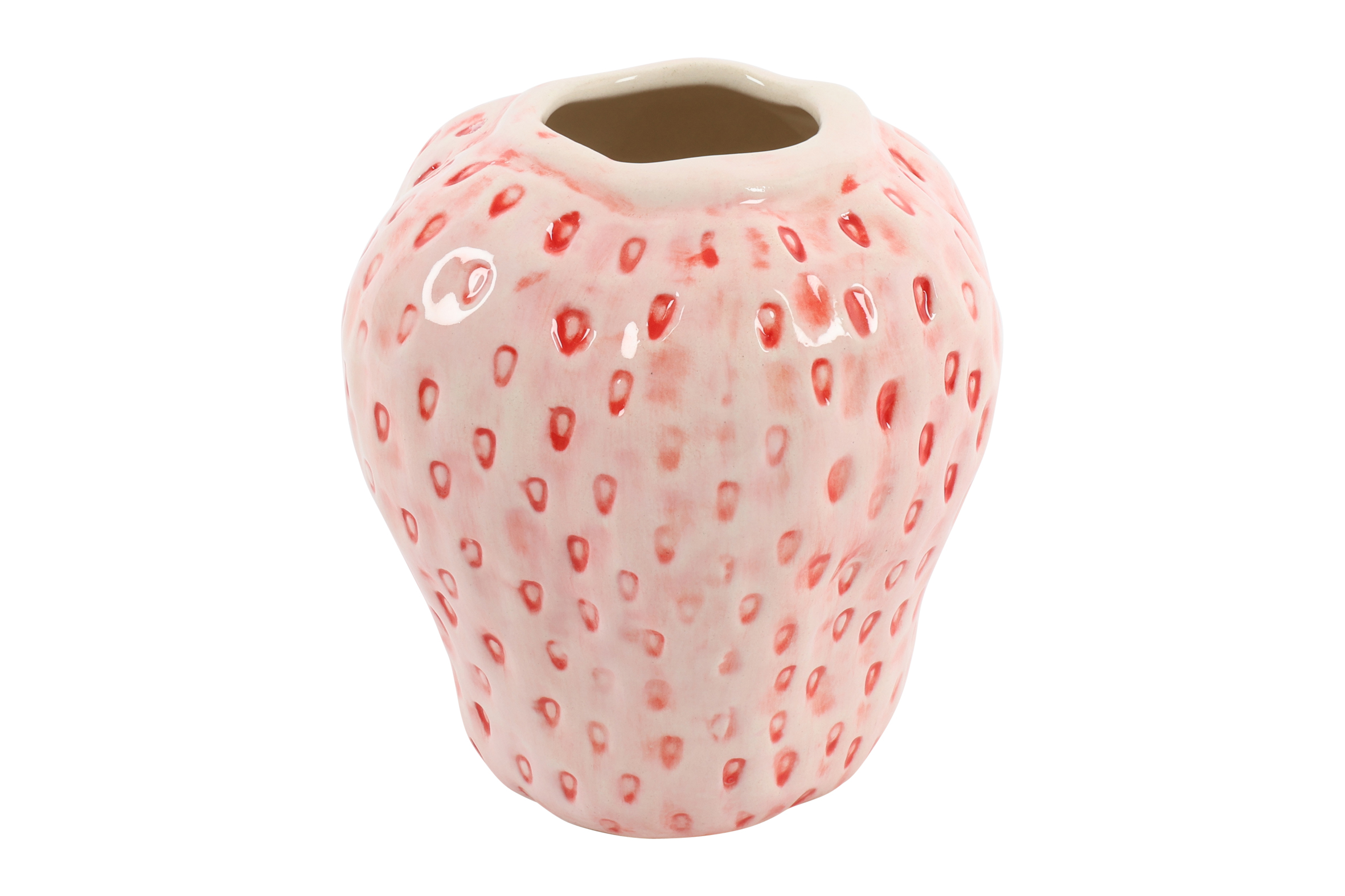 Vase Strawberry S Pink Gift