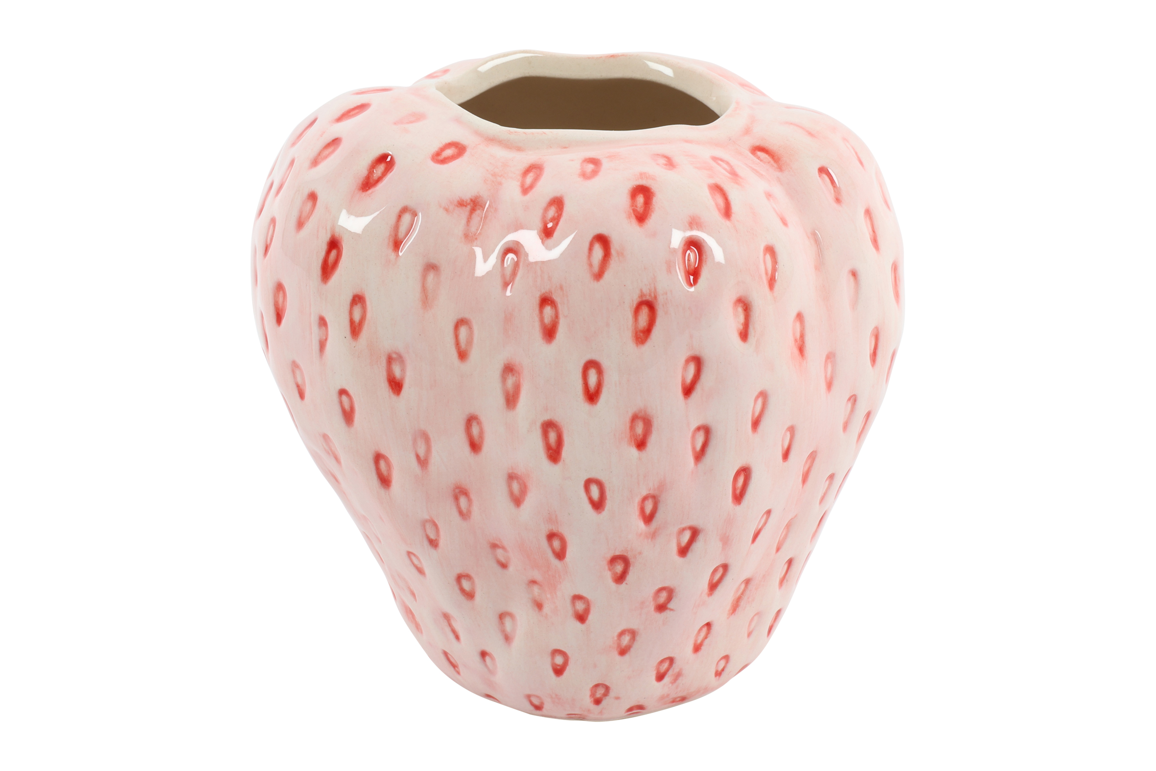 Vase Strawberry M Pink Gift