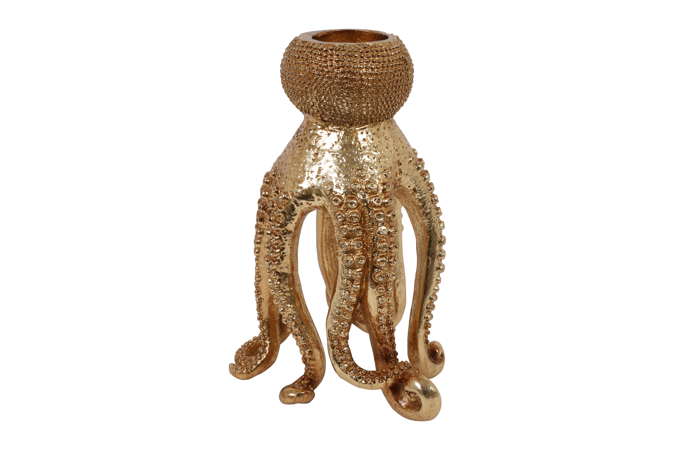 Tealight Octopus L Gold Gift