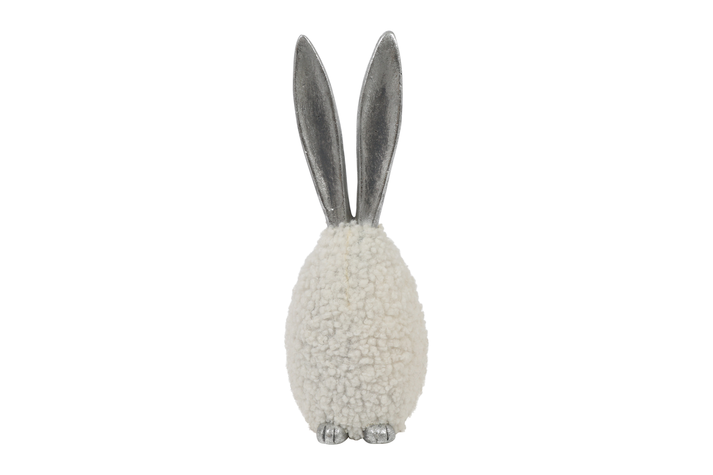 Egg W/hare Ears M White Gift