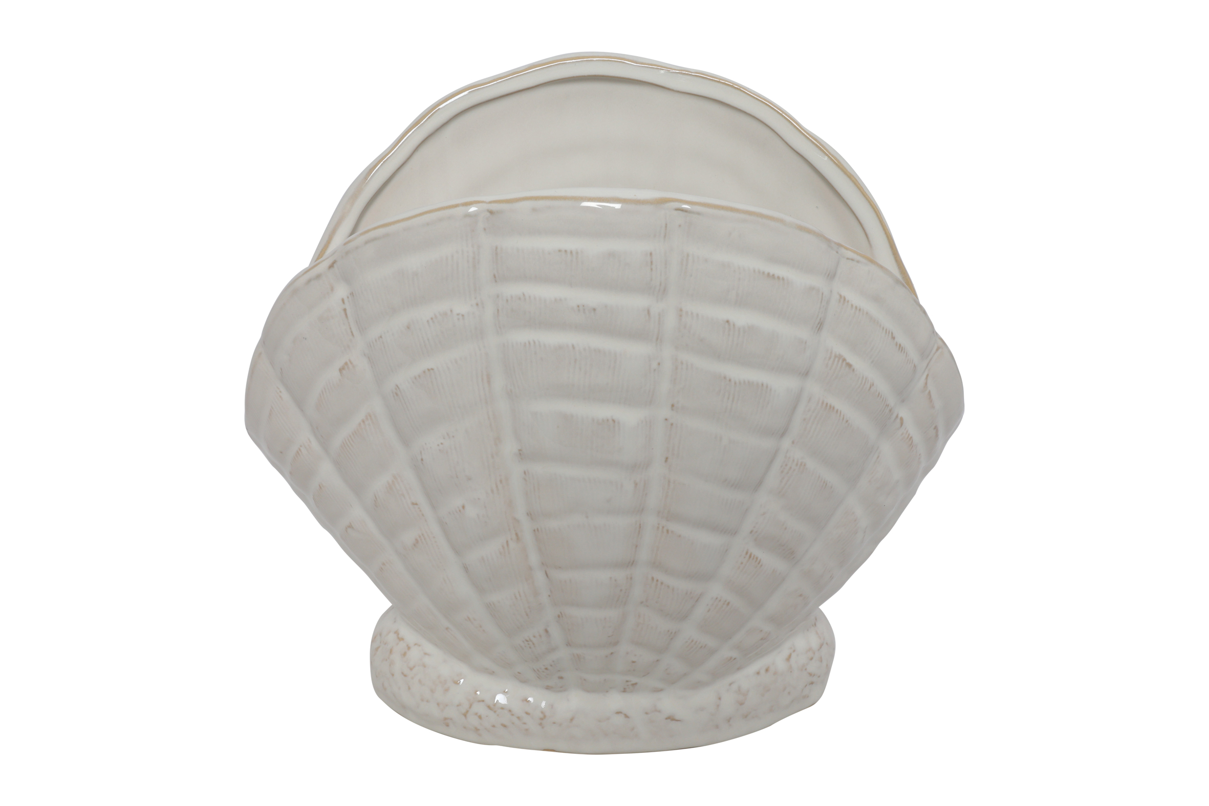 Flowerpot Shell S White Gift