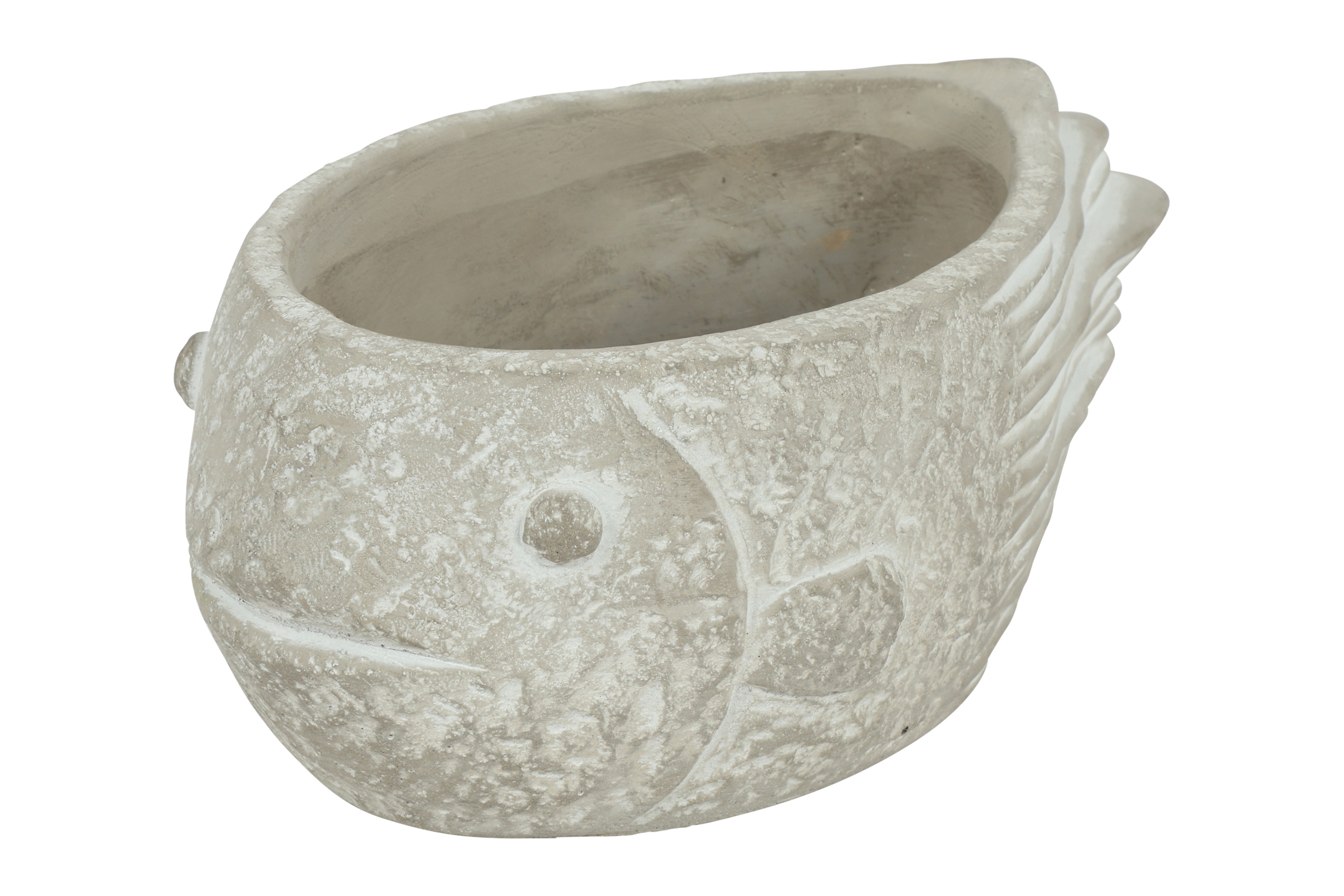 Planter Fish S Grey Gift