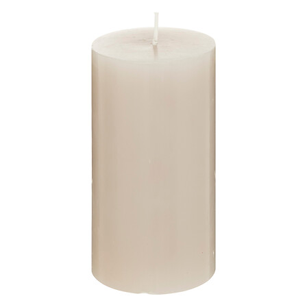 Ss25 Hugo Taupe Round Candle 7x13cm Gift