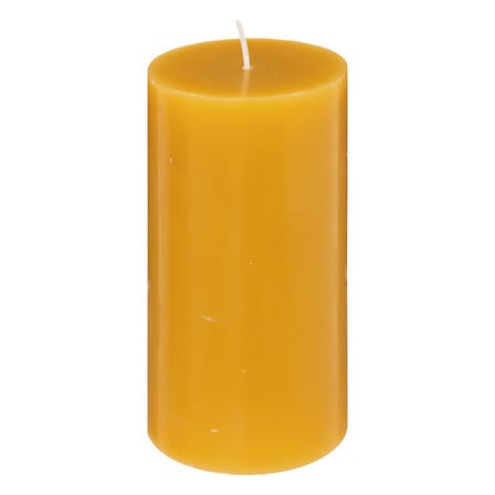 Ss25 Hugo Yellow Round Candle 7x13cm Gift