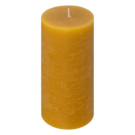 Ss25 Olia Yellow Round Candle 6.8x14cm Gift