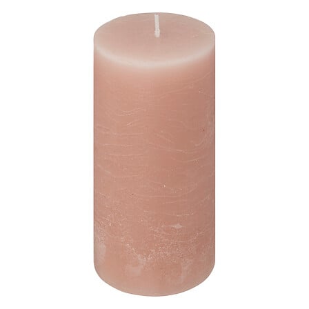 Ss25 Olia Pink Round Candle 6.8x14cm Gift