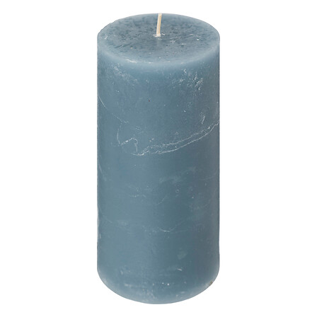 Ss25 Olia Blue Round Candle 6.8x14cm Gift