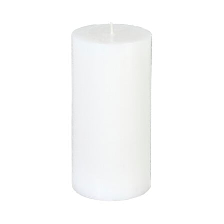 Ss25 Olia White Round Candle 6.8x14cm Gift