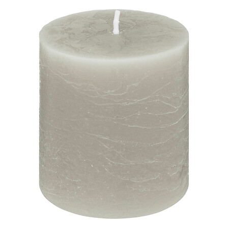 Ss25 Olia Grey Round Candle 6.7x7cm Gift