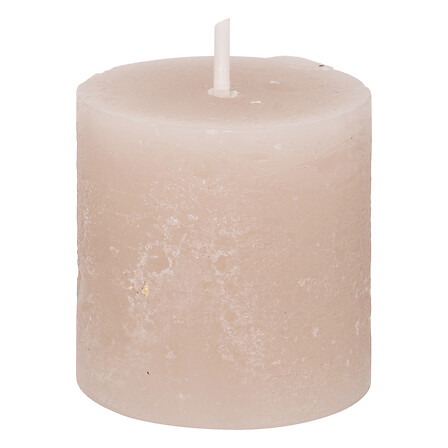 Ss25 Set Of 4 Olia Taupe  Votive Candle D4.5cm Gift