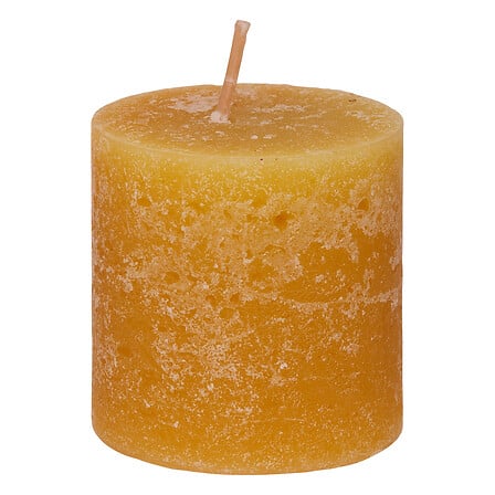 Ss25 Set Of 4 Olia Yellow Votive Candle D4.5cm Gift