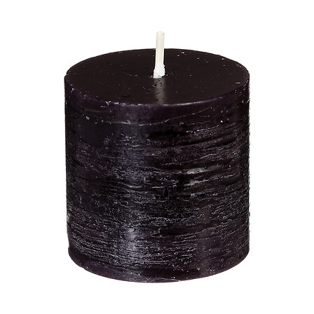 Ss25 Set Of 4 Olia Black Votive Candle D4.5cm Gift