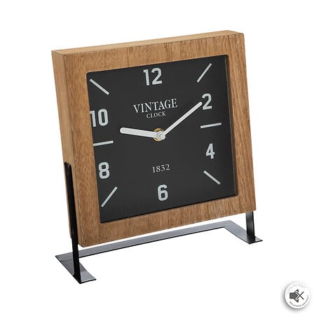 Ss25 Stand Mdf Clock Anya 20x23cm Gift