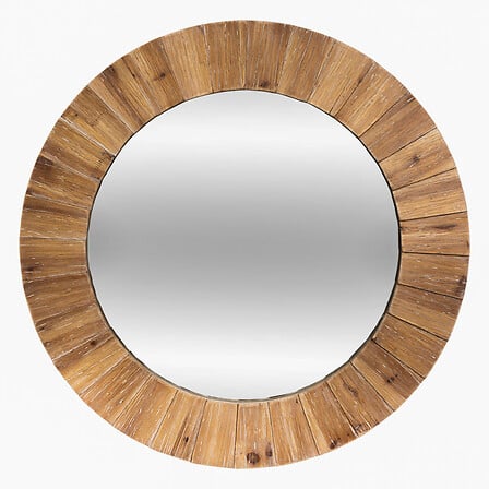 Ss25 Wood Mirror Pamela D83cm Gift