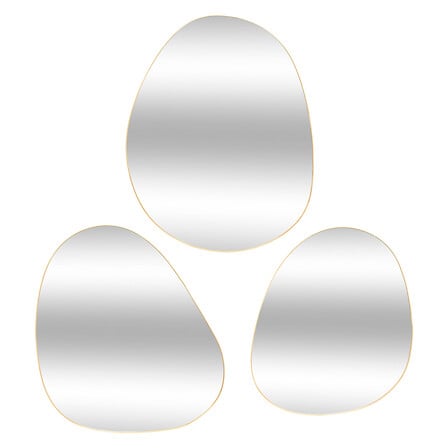 Ss25 Set Of 3 Metal Orga Mirror Lida Gift