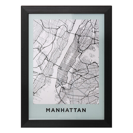 Ss25 Manhattan Poster Frame 18x24cm Gift