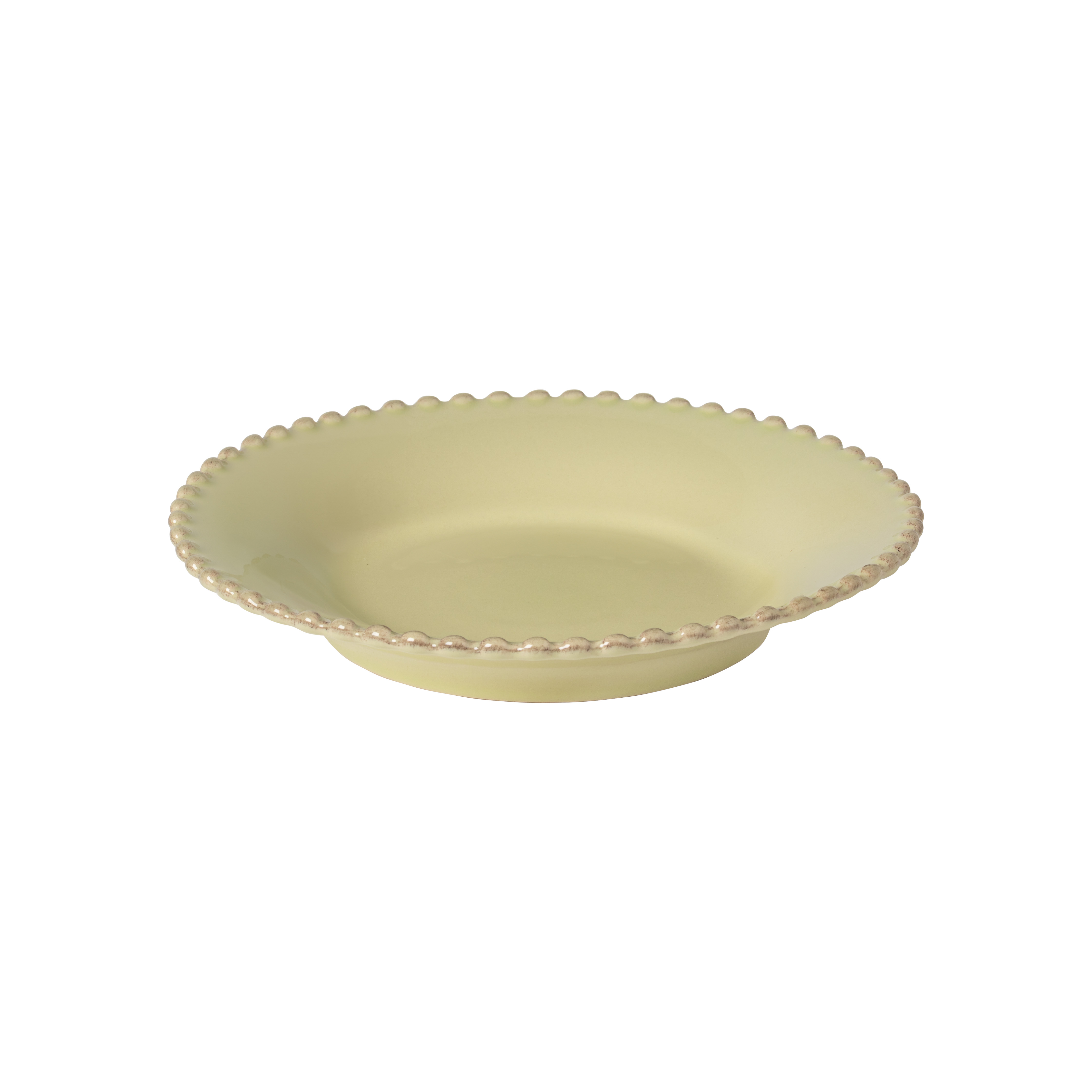 Pearl Lilly Green Soup/pasta Plate 24cm Gift